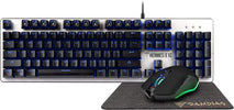 Gamdias GD-HERMES E1C 3-IN-1 COMBO - Keyboard, Mouse and Mouse pad - Wired