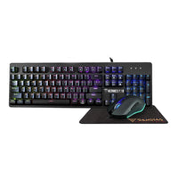 Gamdias GD-HERMES P1B COMBO 3-IN-1 ,Gaming RGB Keyboard with Mouse and Mouse Pad