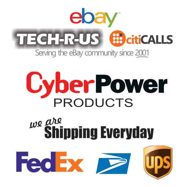 CyberPower CP1350PFCLCD 6+6 Outlets Sinewave LCD UPS System 1350VA 880W 1445J