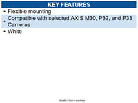 AXIS 5502-401 Mounting Bracket for Junction and Mounting Accessories