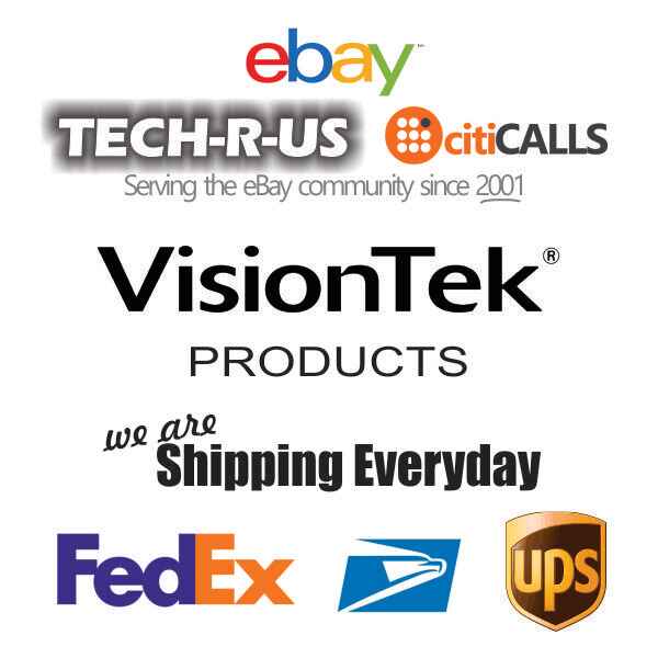 Visiontek 901537 100W GaN II Power Adapter 4 Port USB-A USB-C White