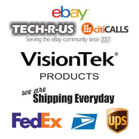 Visiontek 901223 USB-C Male to USB-A Female Small Block Adapter Plug N Play