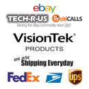 Visiontek 901358 USB-C Male to Ethernet RJ45 1 Gigabit M/F Adapter Windows MAC