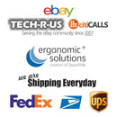 Ergonomic Solutions K62841WW-LOT1 ClickSafe Single Lock w/ no Cable or lug w/ M6