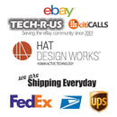 HAT Design Works MNPL11-17TB Quick Kit 17 inch pole w/thru-bolt mount