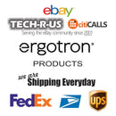 Ergotron 45-509-224 LX Dual Stacking Arm Tall Pole VESA Mount Stand 75 100 Black