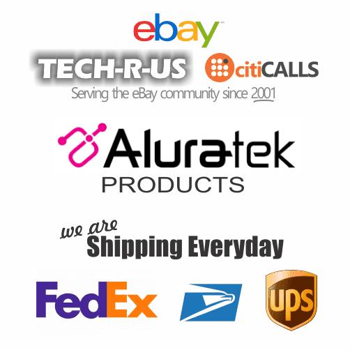 Aluratek ASPB5KF 5000mAh Portable Battery Charger 5V/1A 5V/2A Pack Li-Ion Black