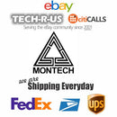 MONTECH NX400B NX400 CPU Air Cooler, Single Tower, 4 Advanced Heat Pipes, 52-fin
