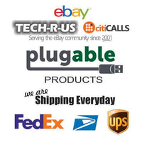 Plugable USB2-OTGE100 USB 2.0 OTG Micro-B to Ethernet Adapter 100Mbps Black