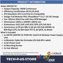 ANTEC GSK750 V2 750W 80+ Gold Full Modular ATX 3.1 PCIe 5.1 PC Power Supply Unit