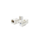 Wavenet WAV-5EKSJWH-25PK CAT5e Keystone Jack White 25-Pack Network RJ45 90-Deg