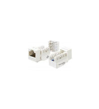 Wavenet WAV-5EKSJWH-25PK CAT5e Keystone Jack White 25-Pack Network RJ45 90-Deg
