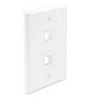 Wavenet WAV-FACE-2-WH-25PK 2-Port Faceplate White 25-Pack Wall Plate