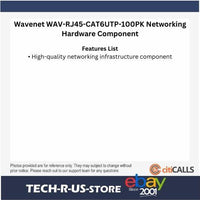 Wavenet WAV-RJ45-CAT6UTP-100PK Networking Hardware Component