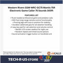 Western Rivers GSM-WRC-GC75 Mantis 75R Electronic Game Caller 75 Sounds 300ft