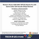 Western Rivers GSM-WRC-MP100 Mantis Pro 100 Game Caller 100 Sounds 300yd Remote