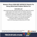 Western Rivers GSM-WRC-MPDECOY Mantis Pro Decoy Motorized Predator Motion Fur