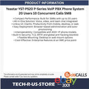 Yeastar YST-P520 P-Series VoIP PBX Phone System 20 Users 10 Concurrent Calls SMB
