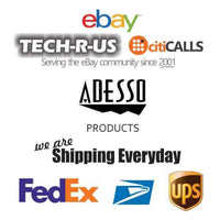 Adesso AKB-132UY Luminous 4X Large Print Multimedia Desktop Keyboard - Cable