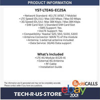 Yeastar YST-LTE4G-EC25A LTE 4G Module for S-Series PBX AT&T T-Mobile SMS Data