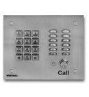 Viking Electronics VK-K-1700-3EWP Stainless Steel Handsfree Phone w Keypad EWP