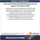 Zebra ADP-RFD40-TC5X-1E RFD40 Sled eConnex Adaptor for TC52ax and TC57 Rugged