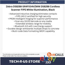 Zebra DS8288-SR4F004VZWW DS8288 Cordless Scanner FIPS Inductive Charging Black