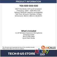 Yealink CPW90 1304025 Single BT Wireless EXP Mic Conf Pod