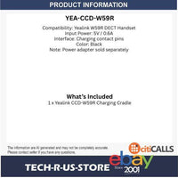 Yealink CCD-W59R 230200600001 Charging Cradle Base for W59R Wireless Phone