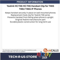 Yealink HC-T46 HC-T46 Handset Clip for T46S T46U T46G IP Phones