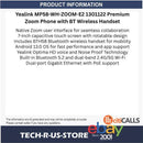 Yealink MP58-WH-ZOOM-E2 1301122 Premium Zoom Phone BT Wireless Handset PoE Ready