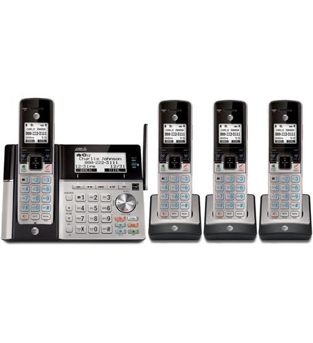 AT&T TL96423 TL96423 4-Handset DECT BT Connect to Cellular System PTT CID HD ECO