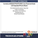 Cortelco 878300TP227S 8783 Line Powered Desk LCD SpeakerPhone Black