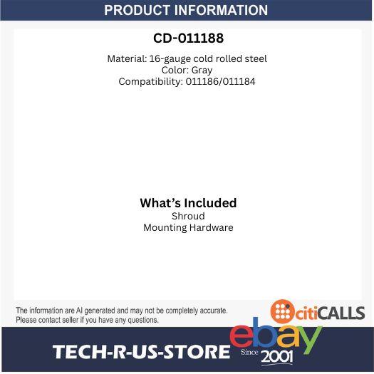 CyberData Outdoor Intercom Shroud 011188 Weather Shroud for CyberData Intercoms