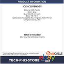 ICC IC107BN0GY Blank Module HD Keystone Insert Gray 10pk per Order