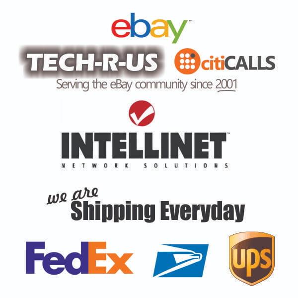 Intellinet 560917 24-Port Managed Gigabit Switch 2 SFP Rackmount SNMP VLAN QoS