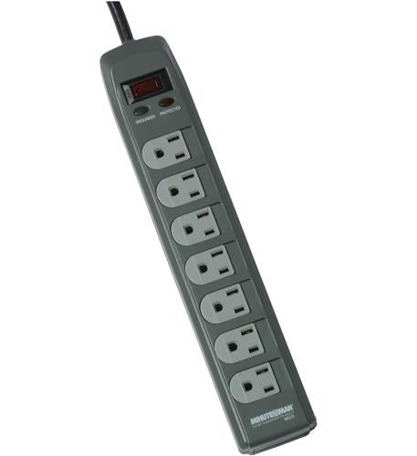 Minuteman MMS Series Surge Protector MMS370 7-Outlet 1080 Joules Child Safety