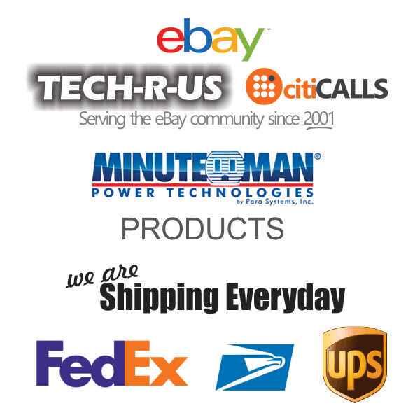 Minuteman MMS Series Surge Protector MMS370 7-Outlet 1080 Joules Child Safety