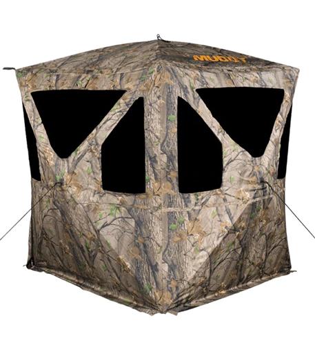 Muddy MUD-MGB0500 Ravage Hub Ground Blind 72in Wide 64in Tall Epic Camo