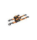 Muddy MUD-RRS10-2PK Retractable Ratchet Straps 2PK 1in x 10ft Retractable 1322lb