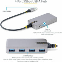 StarTech 5G4AB-USB-A-HUB 4-Port USB Hub, USB 3.0 5Gbps, Bus Powered