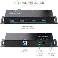 StarTech 5G4AINDNP-USB-A-HUB 4-Port Industrial USB 3.0 5Gbps Hub, Rugged