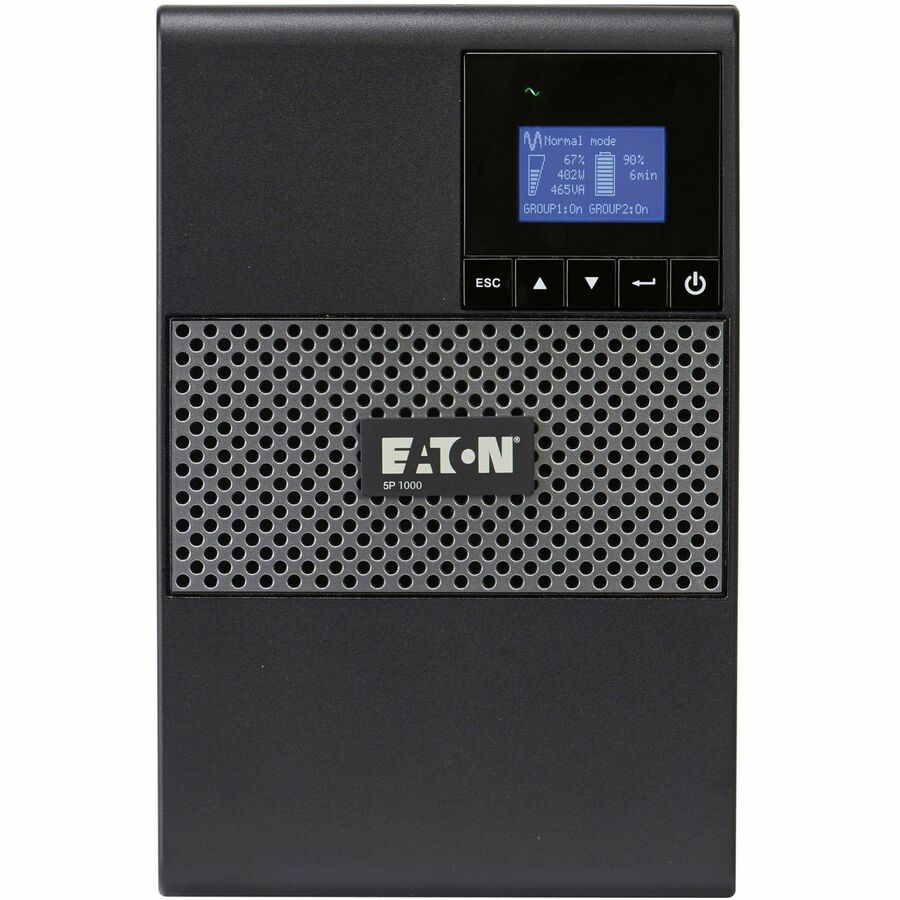 Eaton 5P1500 5P 1440VA 1100W 120V Line-Interactive UPS, 5-15P, 8x 5-15R Outlets