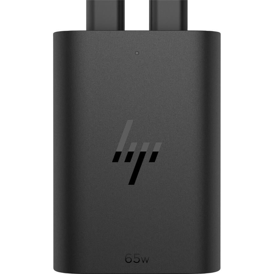 HP 600Q8UT#ABA 65W GaN USB-C Laptop Charger - 5 V DC, 9 V DC, 12 V DC, 15 V DC