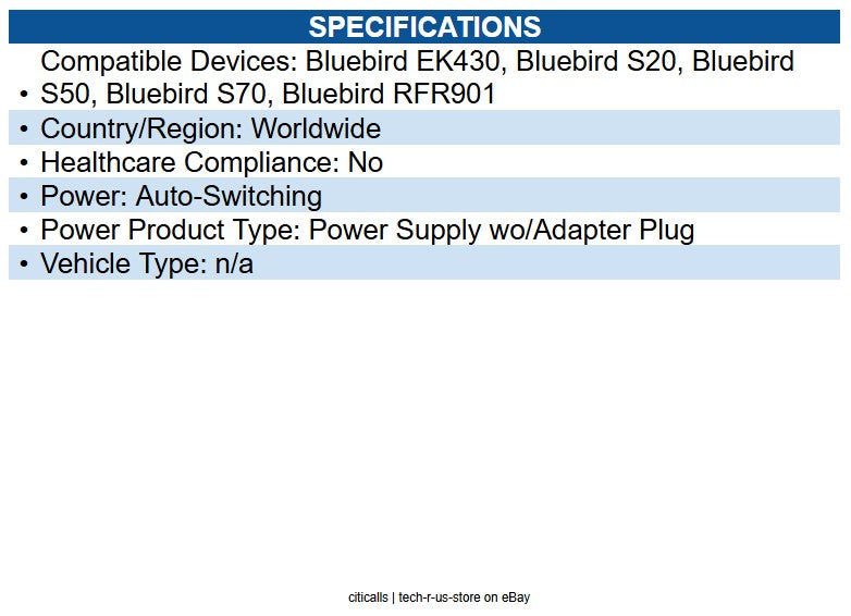 TSC 602010041 ACCESSORY PWR-ADPT-5V3A-TB-V1; POWER; 5V/3A POWER ADAPTER TYPE B