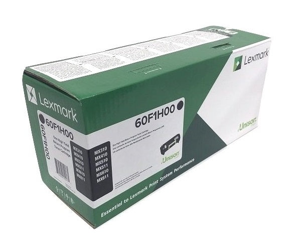 Lexmark 60F1H00 Unison Toner Cartridge - Laser - High Yield - Black - 1 Each