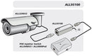 ALLNET ALL95100 CAT5 RJ45 Gigabit Surge Arrester Protector Plug and Play Gray