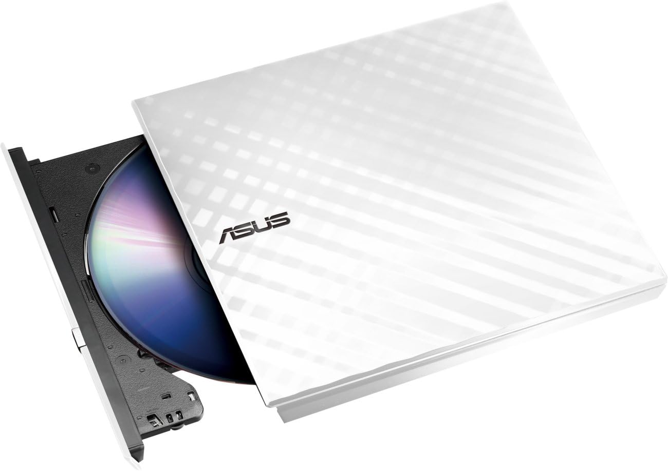 ASUS SDRW-08D2S-U/WHT/G/AS Disk drive - DVD?RW (?R DL) / DVD-RAM - 8x/8x/5x