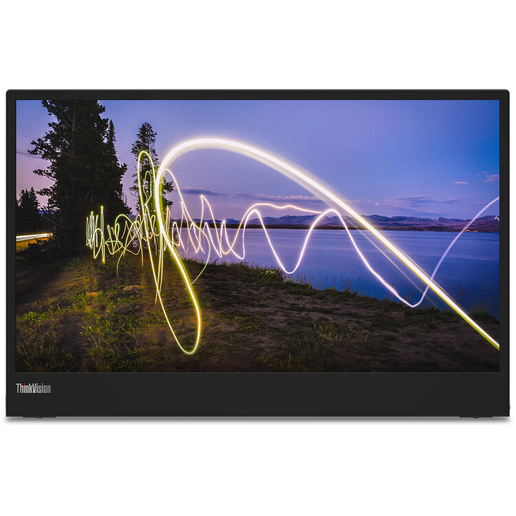Lenovo 62CAUAR1US ThinkVision M15 16" Class Full HD LED Monitor - Raven Black