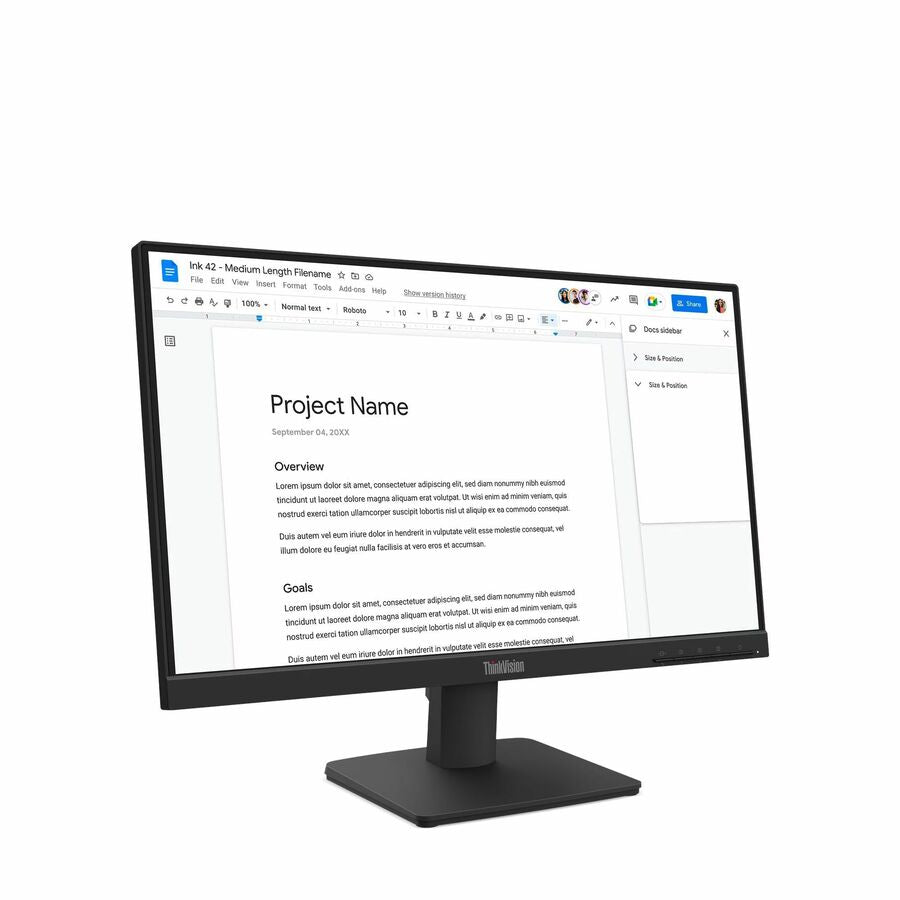Lenovo 64CBKAT6US ThinkVision S22-4e 22" Class Full HD LED Monitor - 16:9